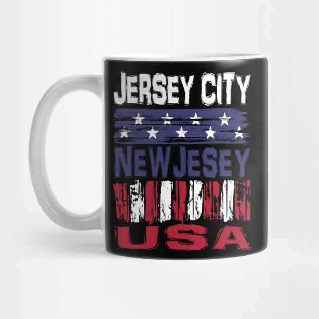 Jersey City New Jersey USA T-Shirt by Nerd_art